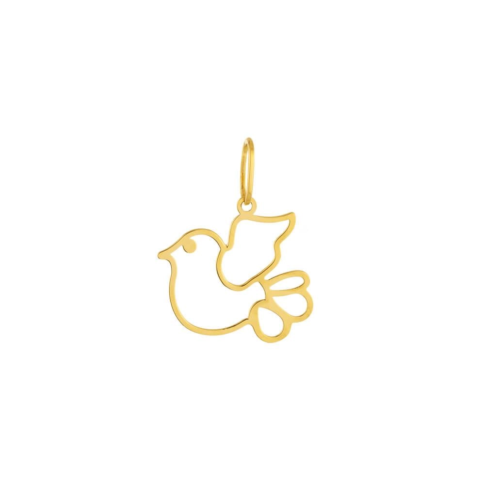 Pingente Ouro 18k Divino Espirito 0.25 Gramas DETALHE