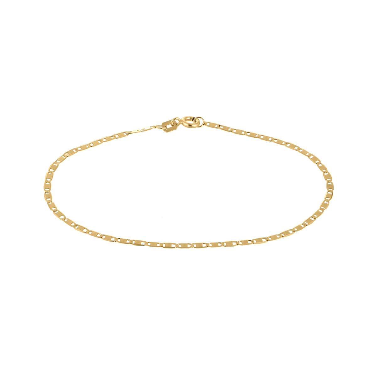 Pulseira Ouro 18k Piastrine 17cm 2mm Pulseira