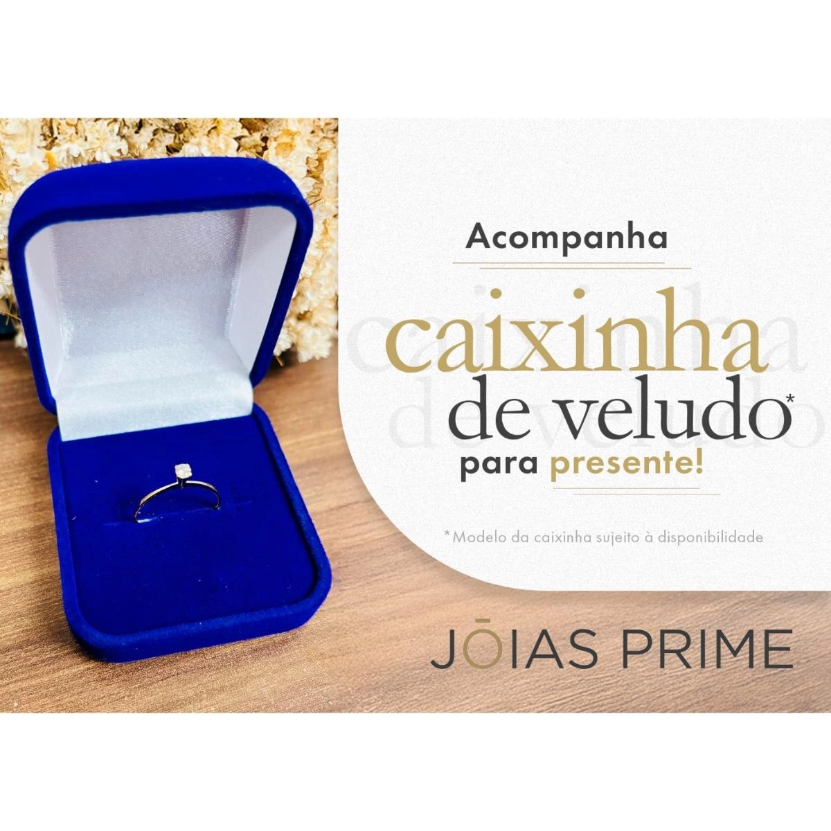 Anel Ouro 18k Solitário de Zircônia 0.65 Gramas