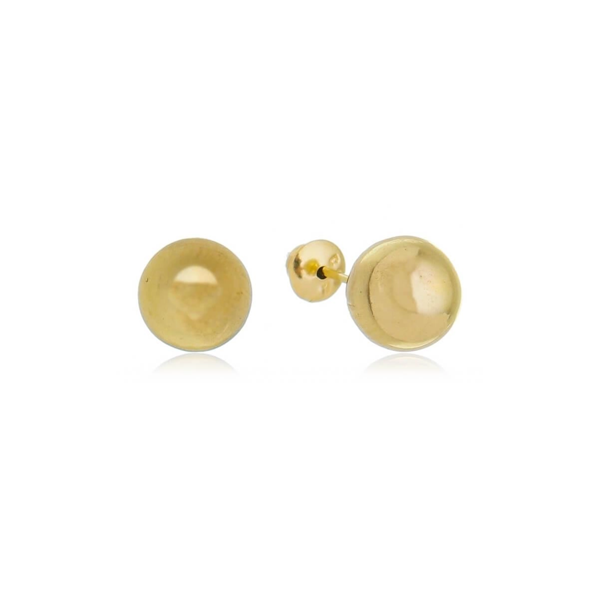 Brinco Bola 7mm Ouro 18k