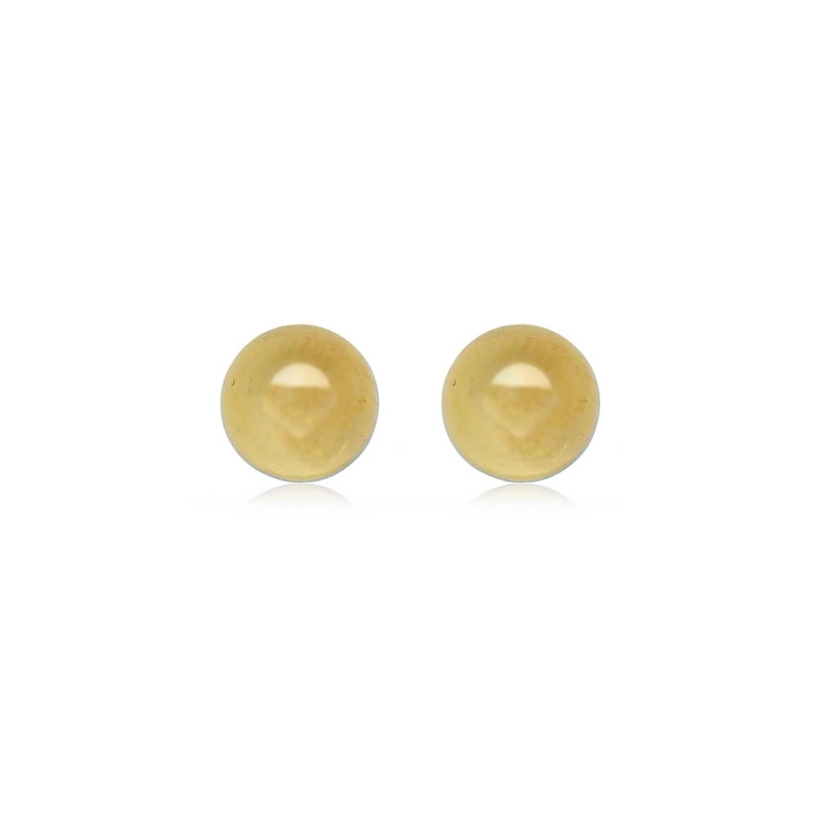 Brinco Bola 7mm Ouro 18k