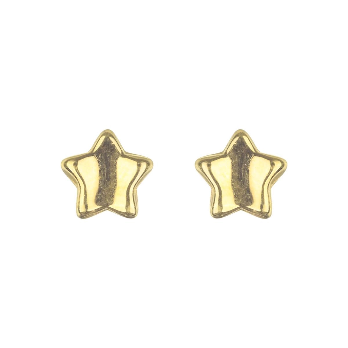 Brinco Ouro 18k Estrela 6.70mm 0.80 gramas