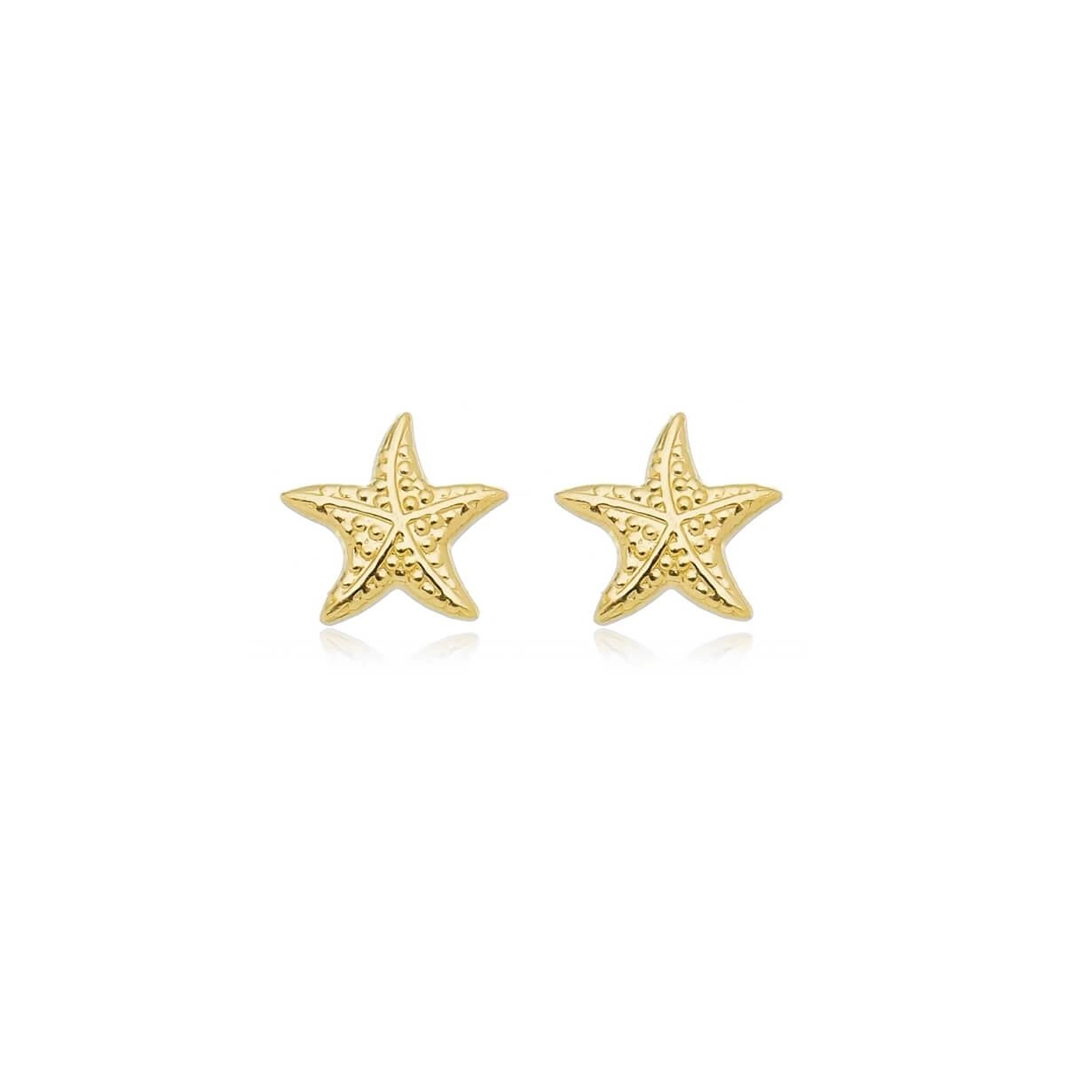 Brinco Ouro 18k Estrela do Mar 9.00mm