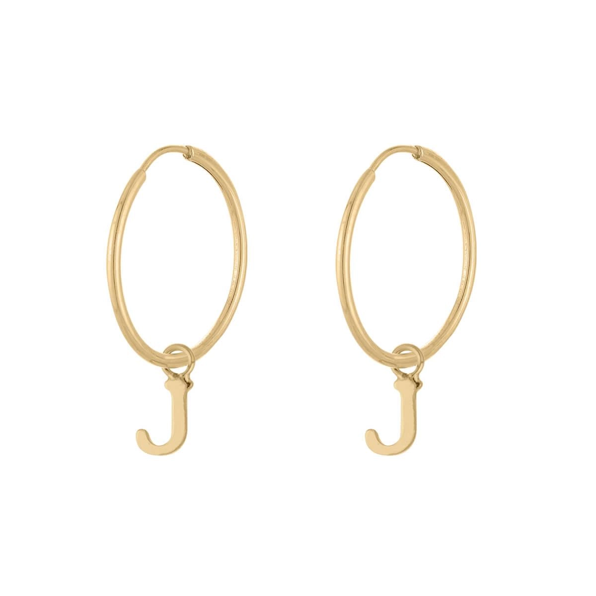 Brinco Ouro 18k Letras