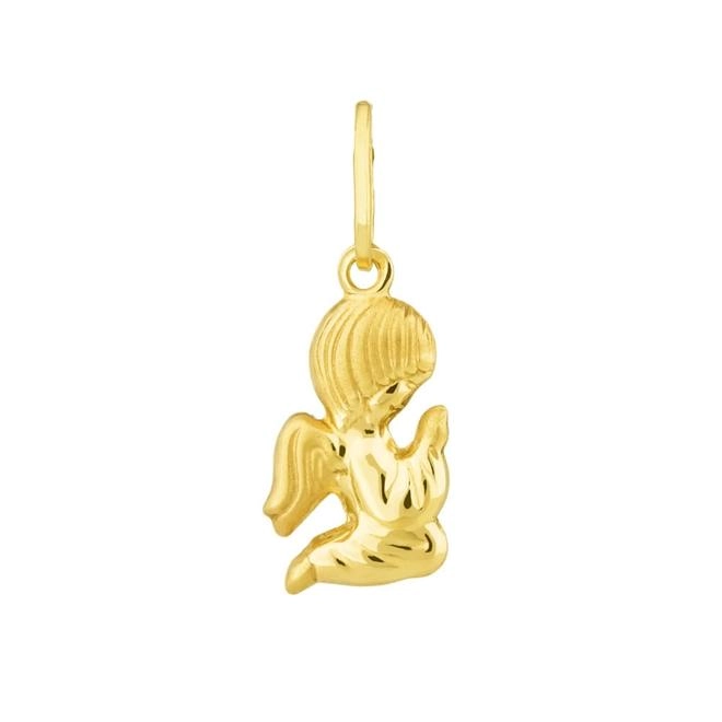 Pingente Ouro 18k Anjo Ajoelhado 0.30 gramas