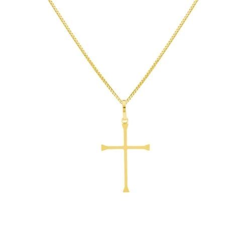 Pingente Ouro 18k Cruz Crucifixo 0.30 gramas