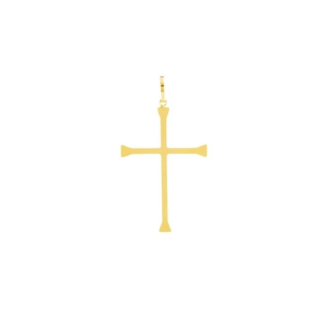 Pingente Ouro 18k Cruz Crucifixo 0.30 gramas