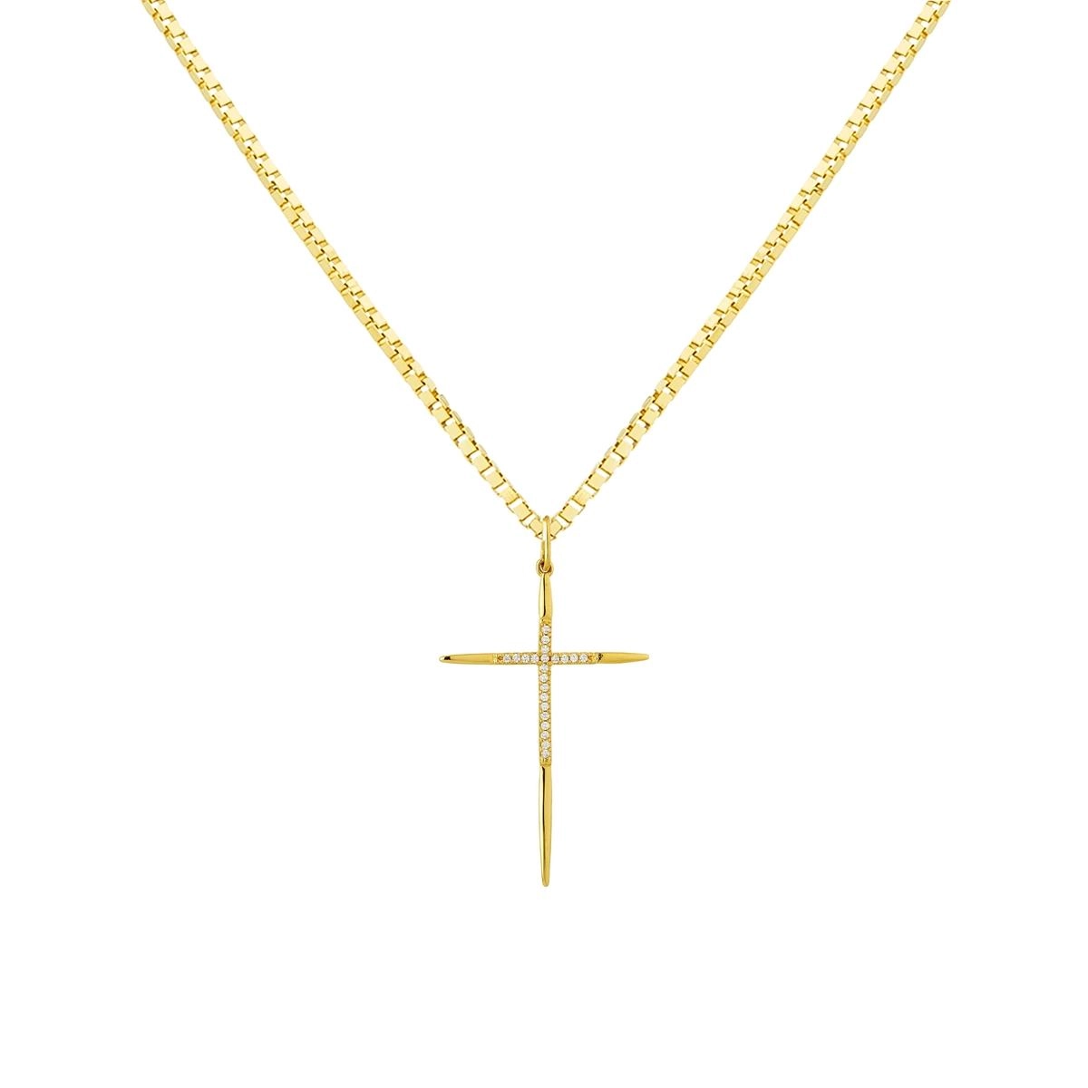 Pingente Ouro 18k Cruz Crucifixo 1.75 gramas