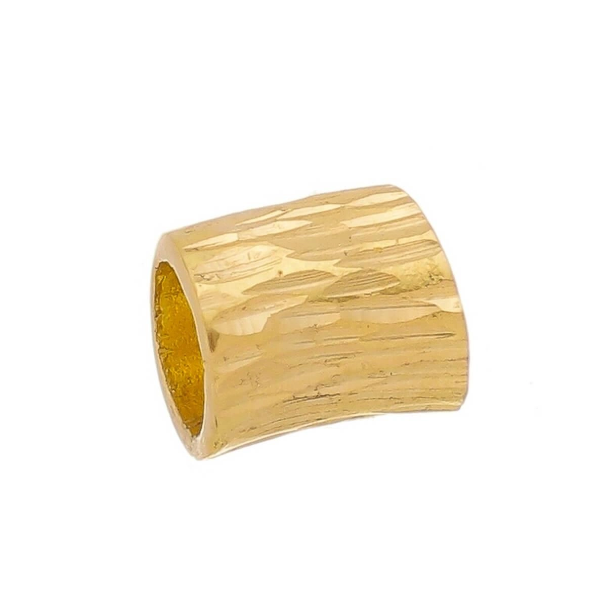 Pingente Ouro 18k Espaçador Trabalhado 4.50mm