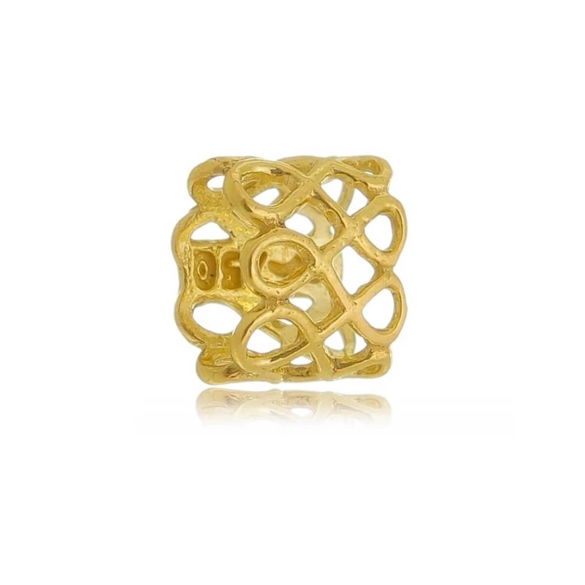 Pingente Ouro 18k Espaçador Trabalhado 5.20mm