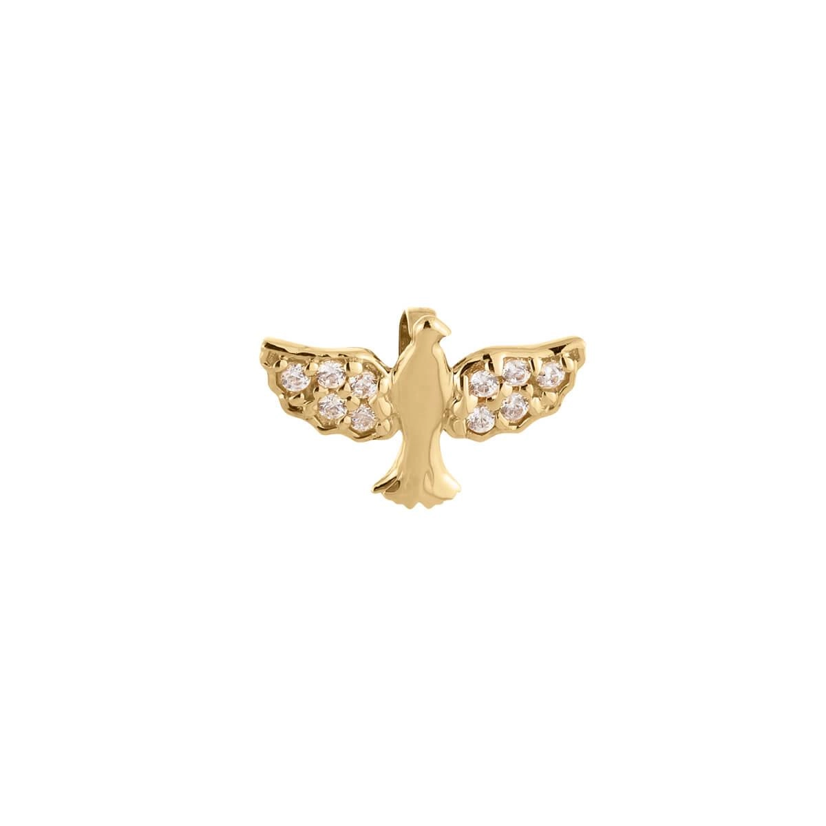 Pingente Ouro 18k Espirito Santo Mini 7mm