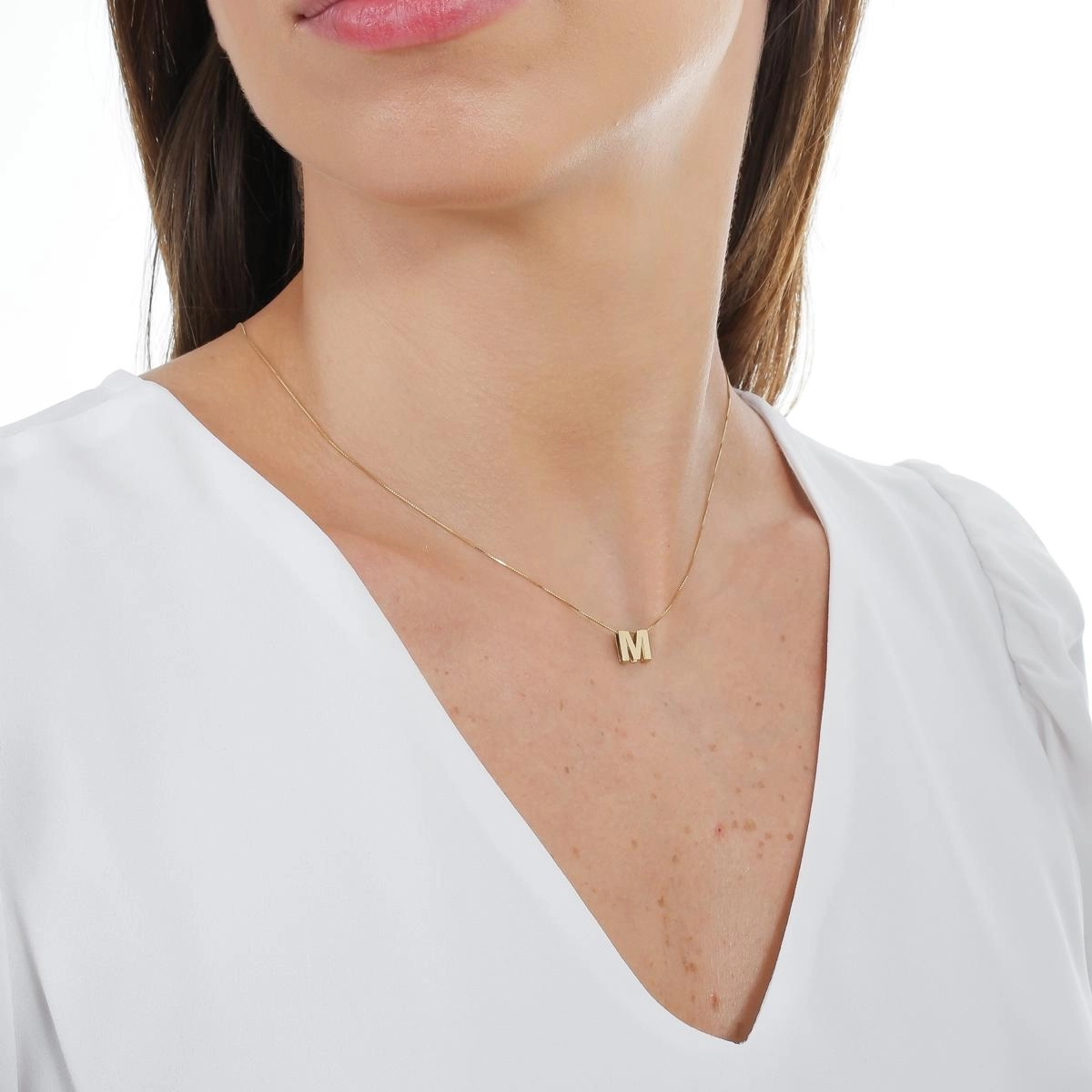 Pingente Ouro 18k Letras