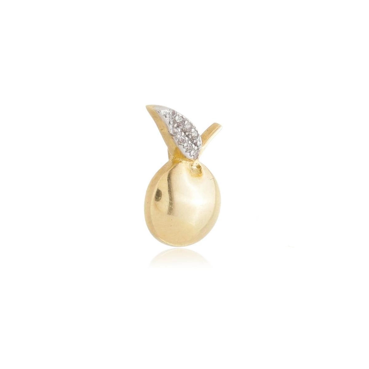 Pingente Ouro 18k Maçã 1.30cm