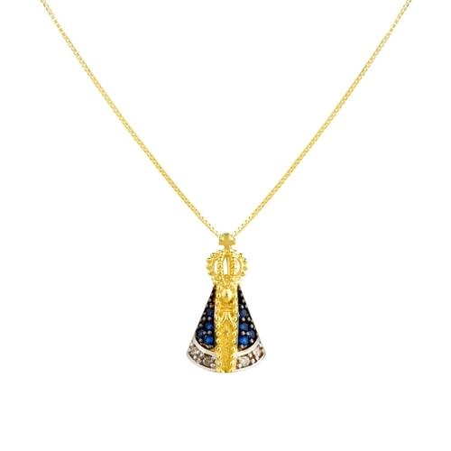 Pingente Ouro 18k Nossa Senhora 0.75 gramas