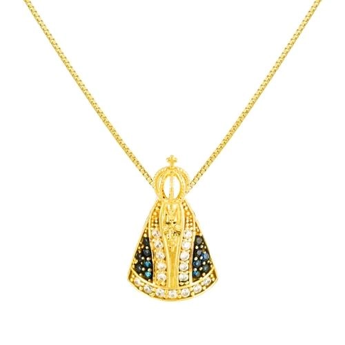 Pingente Ouro 18k Nossa Senhora 1.05 gramas