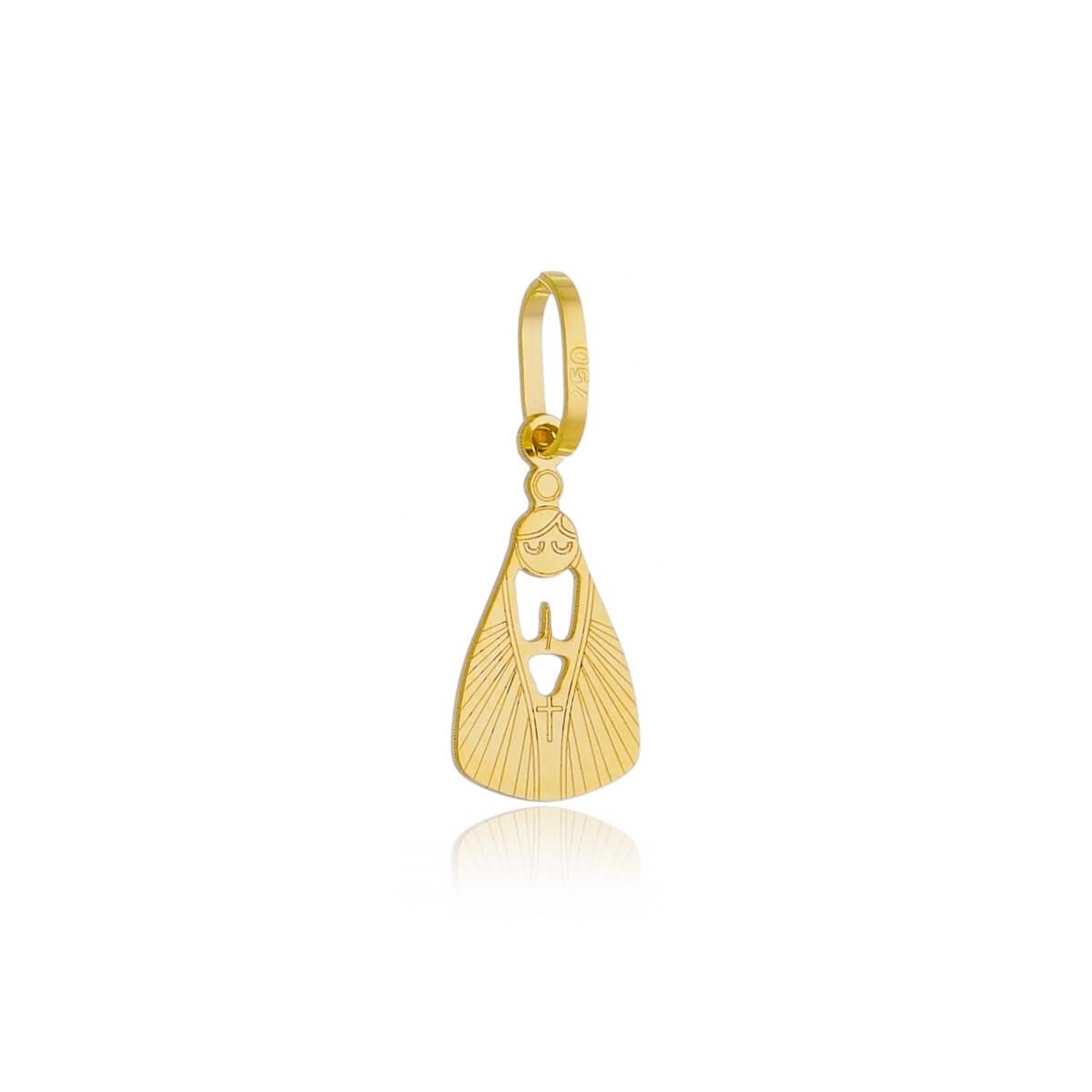 Pingente Ouro 18k Nossa Senhora 1.30cm