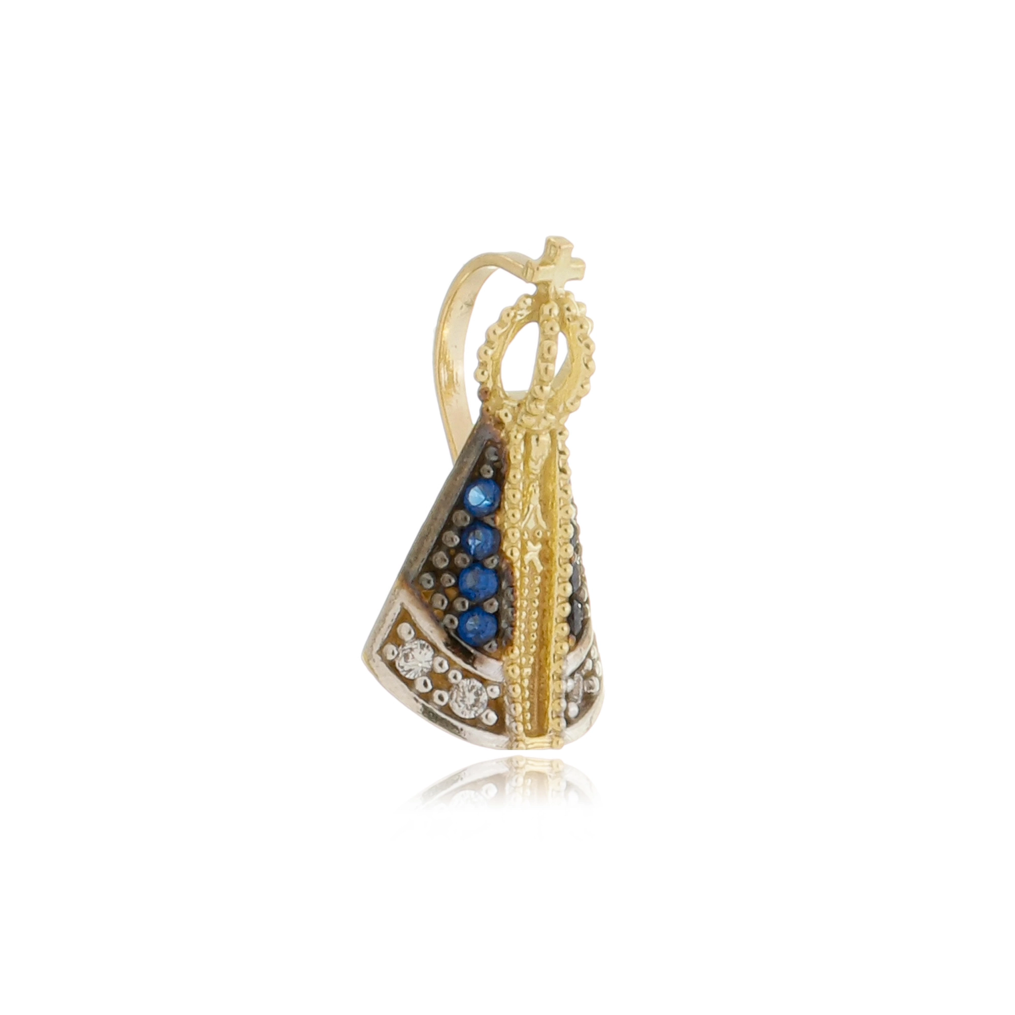 Pingente Ouro 18k Nossa Senhora 1.35cm