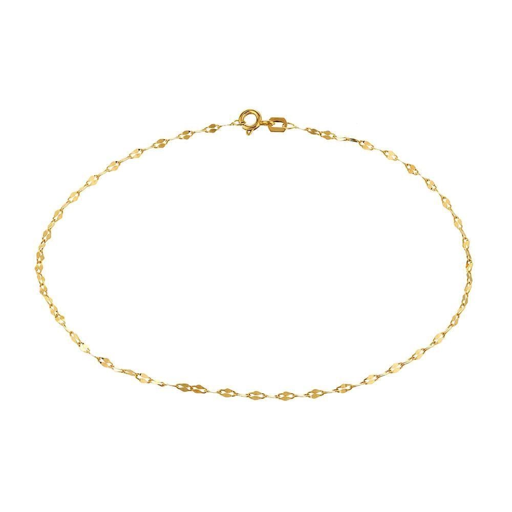 Pulseira Ouro 18k Coffee 18cm