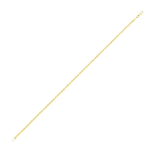 Pulseira Ouro 18k Corda 17cm 1.40 gramas