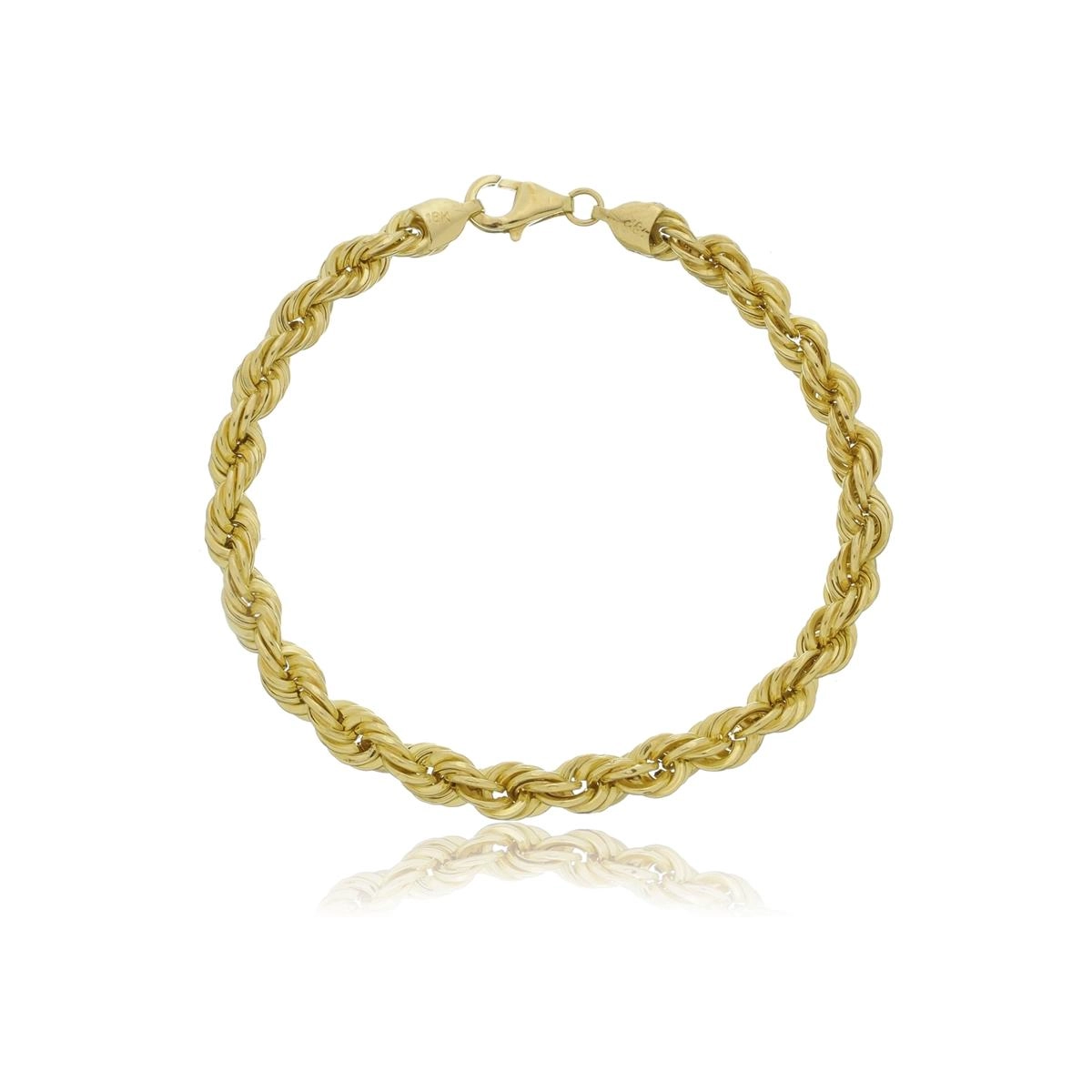 Pulseira Ouro 18k Corda 18cm 5.00mm