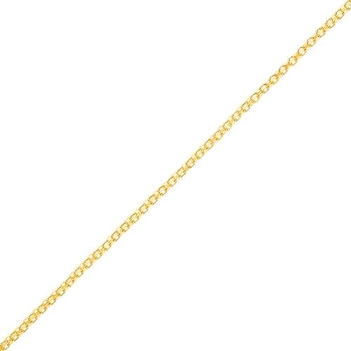 Pulseira Ouro 18k Feminina Esteira Bismarck 18cm 1.00 Gramas