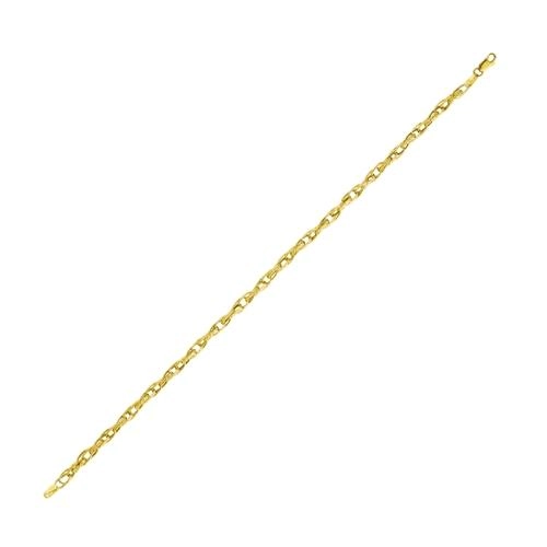 Pulseira Ouro 18k Feminina Grumet 20cm 2.60 Gramas