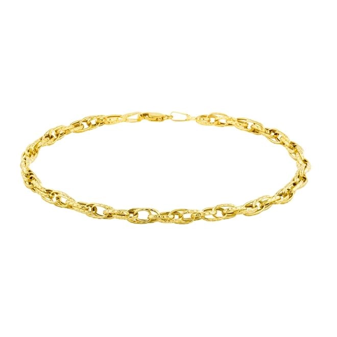 Pulseira Ouro 18k Feminina Grumet 20cm 2.60 Gramas