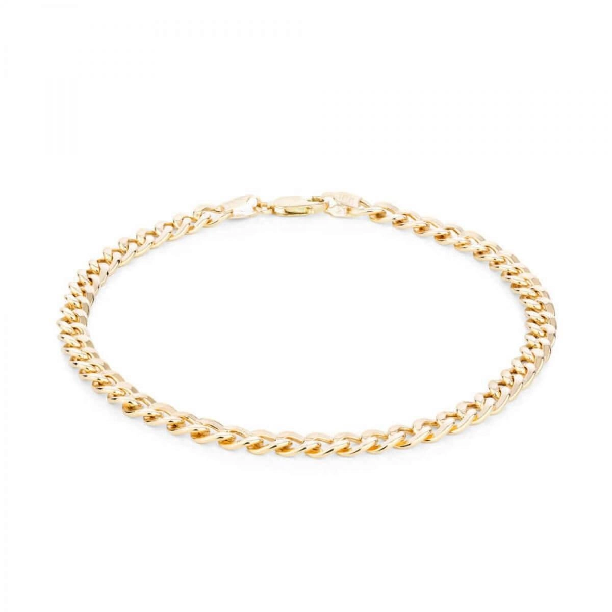 Pulseira Ouro 18k Grumet Oca 20cm 2.40 Gramas