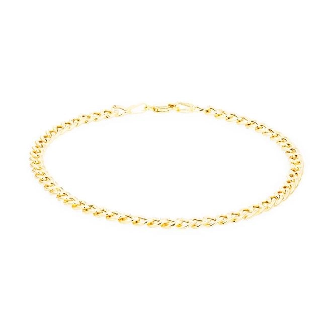 Pulseira Ouro 18k Grumet Oca 20cm 2.50 Gramas