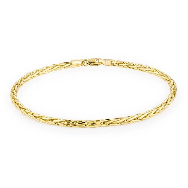 Pulseira Ouro 18k Palmeira 20cm 3.40 gramas