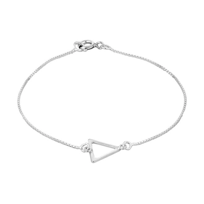 Pulseira Prata Triangulo Prata 925